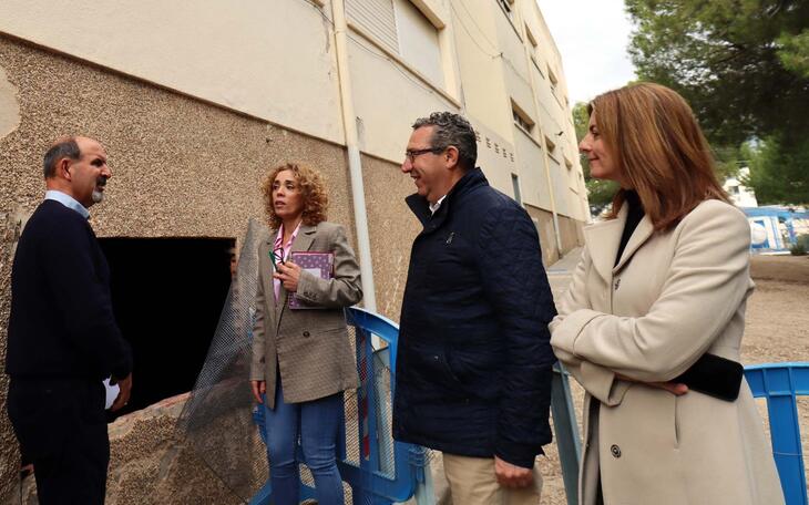 Educación visita dos colegios de Benidorm con obras pendientes de ejecutar